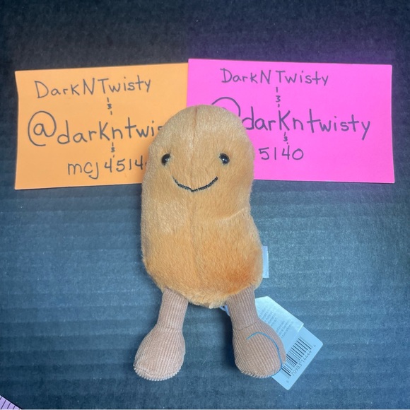 LAST ONE! 1 SINGLE BNWT JELLYCAT AMUSEABLE BEAN AUTHENTIC JELLYCAT SALES RECEIPT - Picture 8 of 16